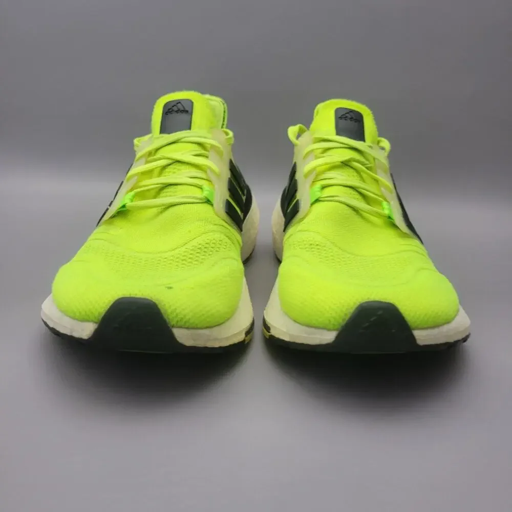 Adidas Ultraboost 22 Men Running Shoes Athletic Yellow Trainers GX6639 Size 10